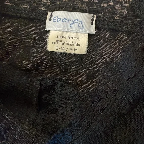 Eberjey Black Lace Camisole.